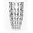 Lorren Home Trends 10.5" Tall Lead Free Diamond Cut Flower Vase for Home Décor