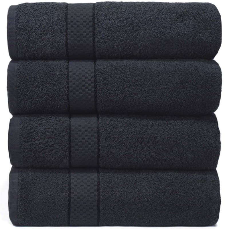 100% Cotton Bath Sheet, Black