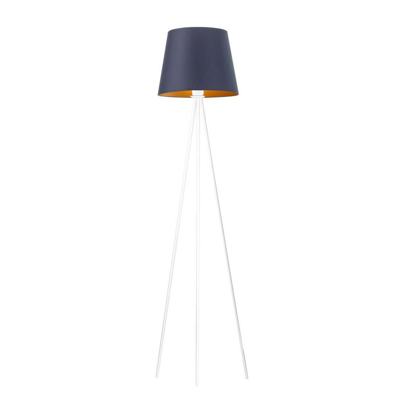 Gregg 153cm Tripod Floor Lamp, White, Dark Grey