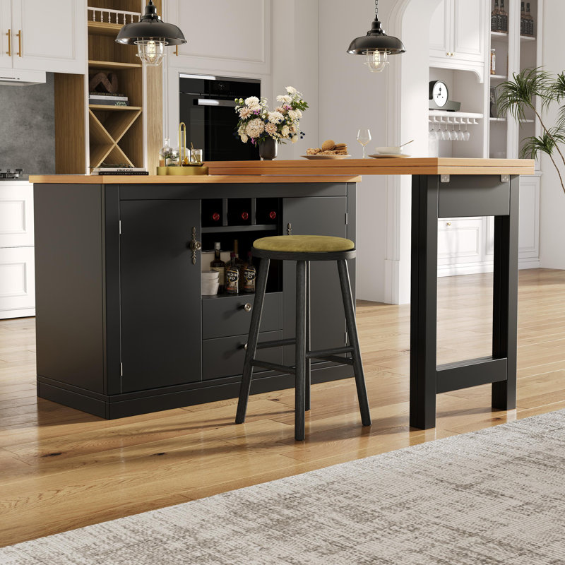 180 cm W Kitchen Island with Top