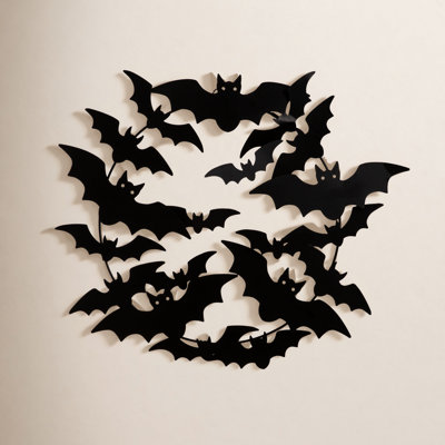The Holiday Aisle® 19" Bat Halloween Wreath
