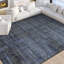 Hand-Knotted High-Quality Navy Area Rug