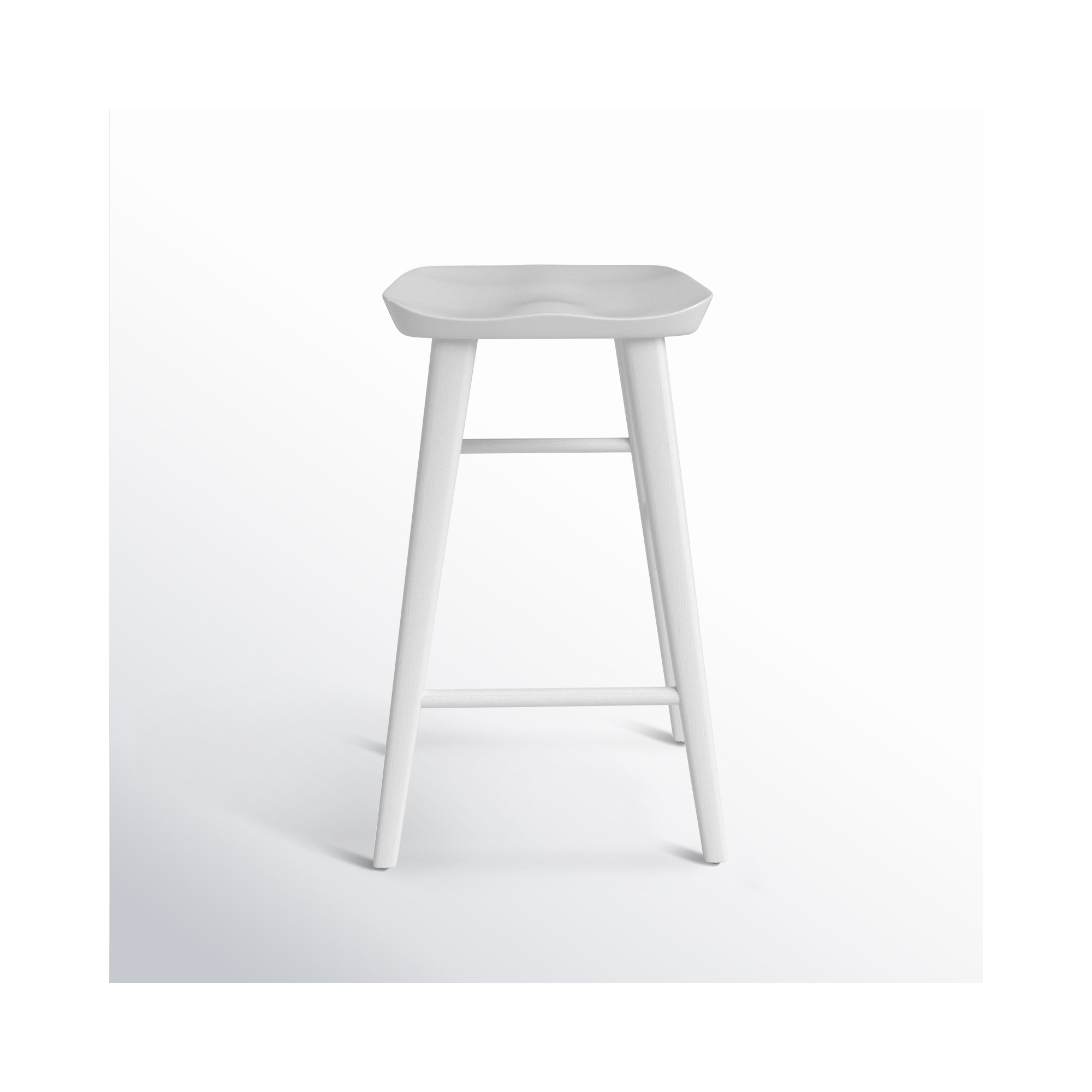 Anzie Bar & Counter Stool, White, Counter Stool (25.8" Seat Height)