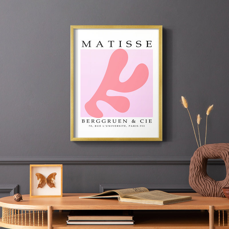 Matisse CECL III, reproduction encadrée - bois massif, Or, H 28 po x l 22 po