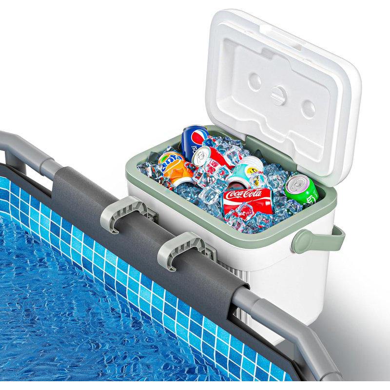 Pool Cooler For Above Ground Pools, Insulated Poolside Cooler With Handle