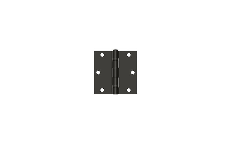 89'' x 89'' Steel Butt Bearing Hinge, Oil Rubbed Bronze