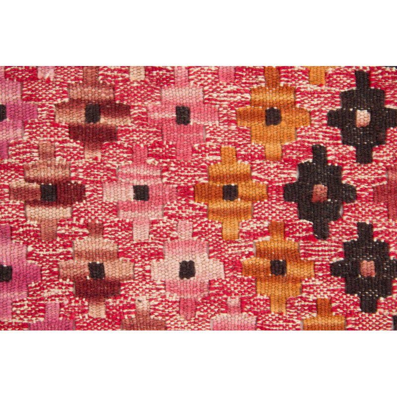 Geometric Wool Hand Woven 163cm X 197cm Area Rug