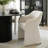4 - Person Dining Table Sets With Round Table & 4 Upholstered Fabric Chairs-594116019-594116031