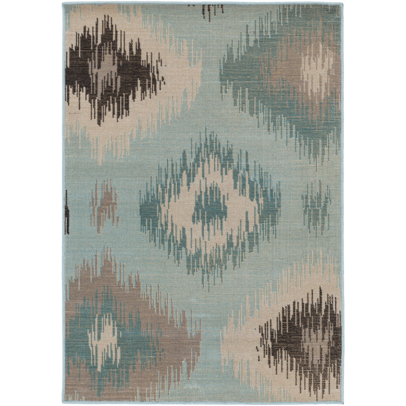 Geometric Indoor Rug, Rectangle 5'4" x 7'8"