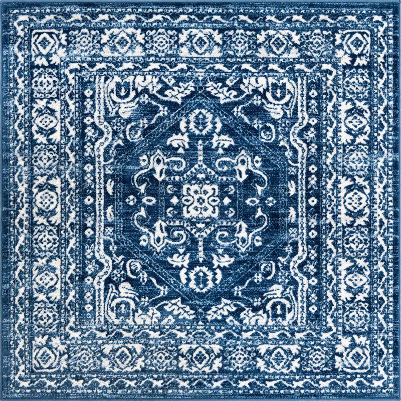 Abri Oriental Indoor Rug, Square 5'3"