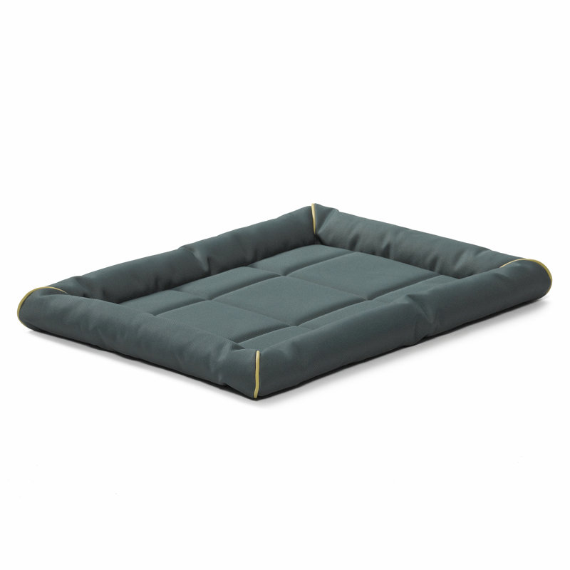 Lit pour animal de compagnie Midx West, Moyen (l 35 po x P 24 po x H 2,5 po), Noir