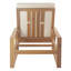 Chaise longue de patio avec coussin et dossier réglable Armani-1738913205