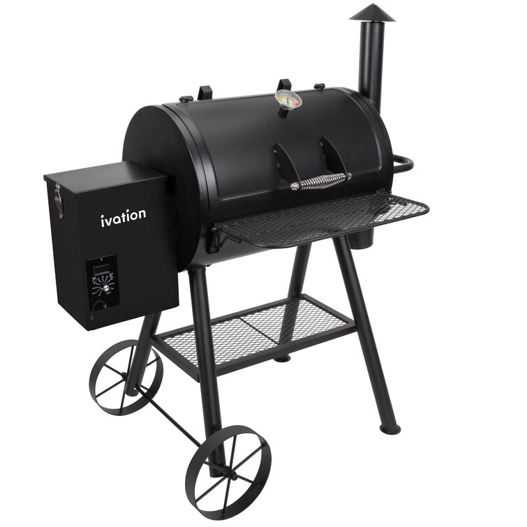 Char-Broil Black Steel Digital Smoker Stand at