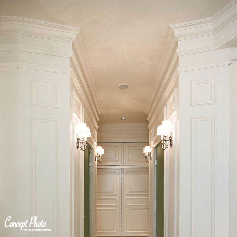 White Polyurethane Crown Moulding 78'' Length