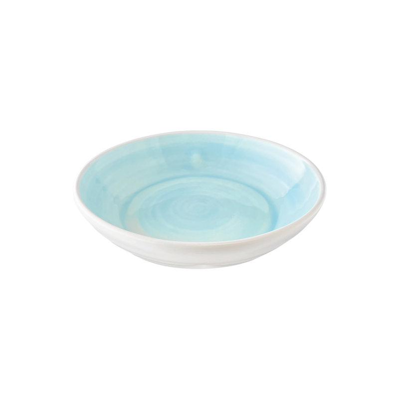 Canvas Home Pinch Stoneware Pasta Bowl 20oz, Aqua