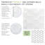 Ensemble de paroi de douche avec extension 60 pi x 36 po x 96 po Transext Prodigy, blanc, hexagone 3D