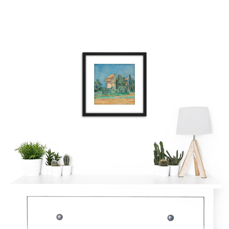 Cezanne Pigeon Tower At Bellevue - Single Picture Frame Painting