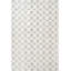 Tapis minimaliste texturé à carreaux crème noir Abani Oliver OLV140A-1386074743