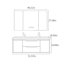 Meuble-lavabo avec plateau 55,51 po Obregon-1327878228