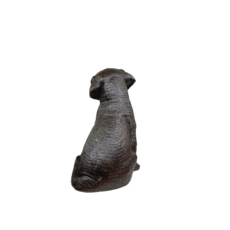 Dog Labrador Metal Garden Statue