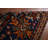 Navy Blue Geometric Kazak Vegetable Dye Rug
