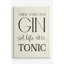 Gin & Tonic - Textual Art on Canvas-26229664