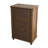 45 Inch Tall Modern 5 Drawer Fluted Chest Of Drawers, Metal - Handled Walnut Wooden Dresser For Bedroom Dresser, Hallway And-329349638