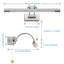Dalores Chrome Swing Arm Sconce