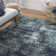 Tapis bleu marine Syliva