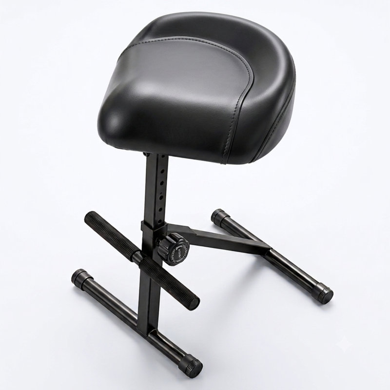 Counter Stool with Iron Frame