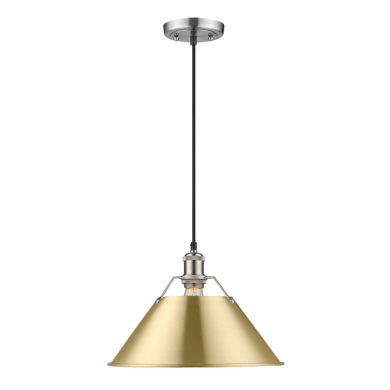 Weatherford 1 - Light Pendant, Pewter, 131.5" H x 14" W x 14" D, Brushed Champagne Bronze
