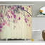 Rideau de douche simple à fleurs à fleurs sakura fleuris Karle-44339675