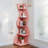 （1 Pieces ）5-Tier Corner Shelf Bookshelf Bookcase For Living Room  -1000962437-986188216