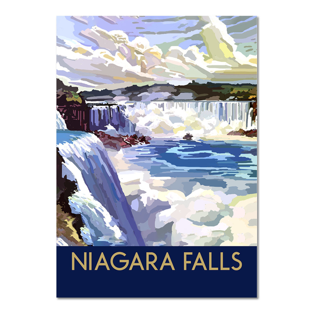 Acrylbild Poster Cascate Del Niagara