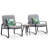 Thorbjorn 2 - Person Patio Conversation Sets with Cushions