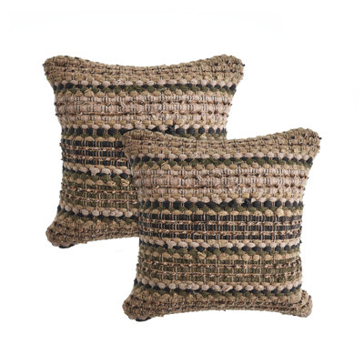 Ruffled Throw Pillow Set of 2