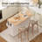 Kitchen Island With Drop Leaf, Tilt Out Kitchen Trash Cabinet, Rolling Storage Cart With Lockable Wheels & Adjustable Shelves-1910262247