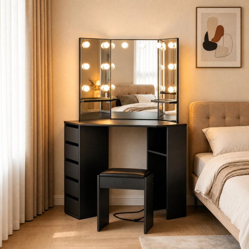 Dressing Table, Black