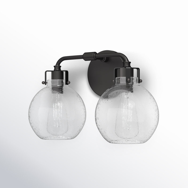 Éclairage pour meuble-lavabo 2 lumières Byrne, Bronze huilé