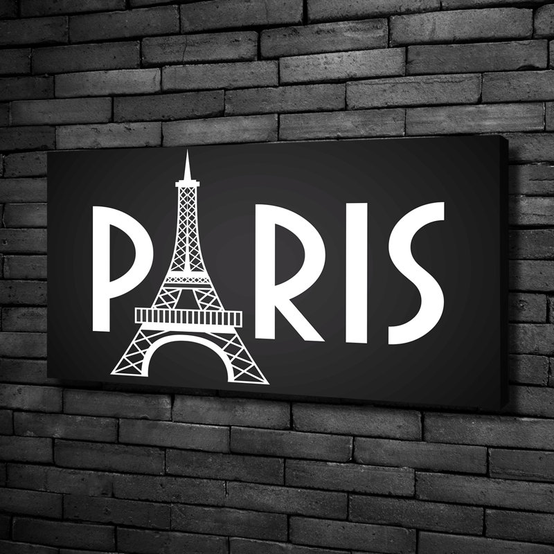 Paris - No Frame Print on Canvas