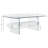Kayley Glass Top Single Coffee Table-1922962557