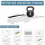 2 Pieces 60/80cm MDF & Thick Steel Bracket Floating Shelves-129200362