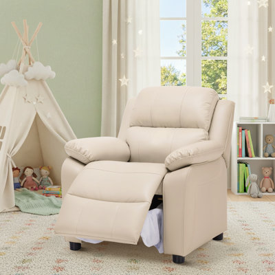 Fauteuil inclinable pour enfant de 14,2 po avec repose-pieds pliable Alexzia