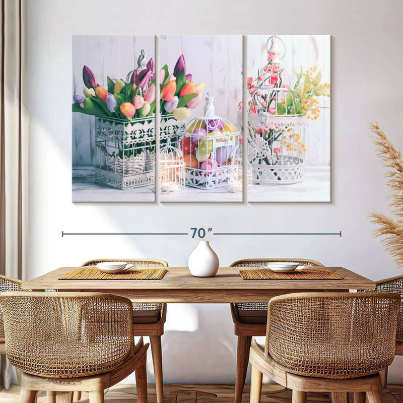 Décoration de Pâques, H 42 po x l 65 po