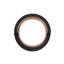 Applique murale à DEL ronde noire commerciale (1 unité), 8 W, 800 lm, blanc chaud 3 000 K, pour environnements humides