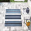 Tapis rayé bleu marine / blanc Sallee-1839191149