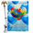 Double Sided 40'' H x 28'' W Polyester Flag Set