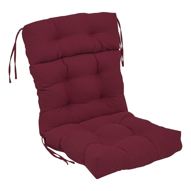 Coussin de siège / dossier en sergé pour l'intérieur, Tangerine, l 20 po x P 42 po