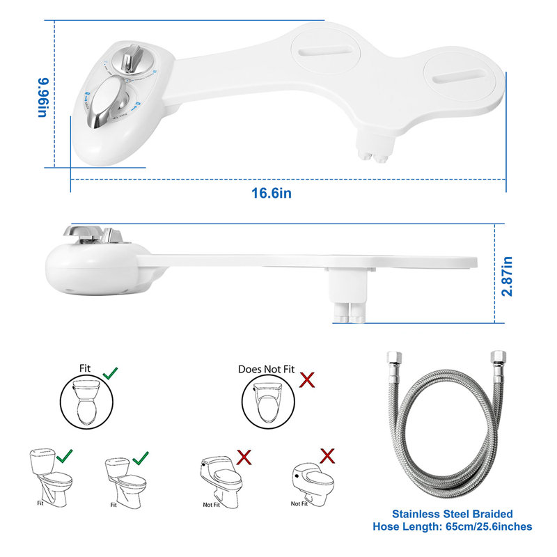 Couvre-siège de toilette mécanique non électrique