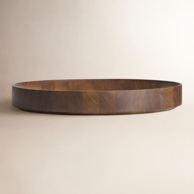Cusp Solid Wood Decorative Bowl 1